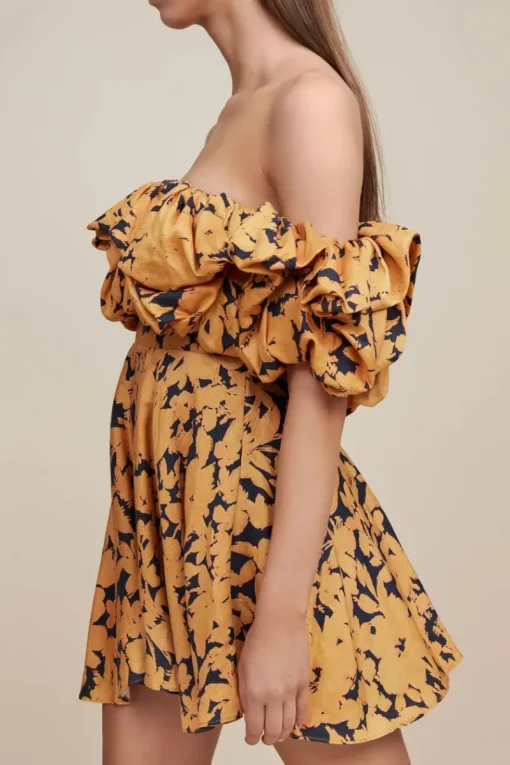 Acler - YORK DRESS (NIGHT GARDEN PRINT) FINAL SALE