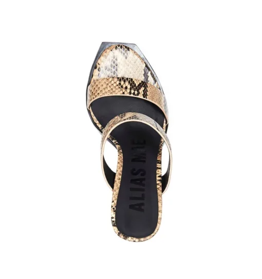 Women Alias Mae - Cleo in Beige Snake FINAL SALE