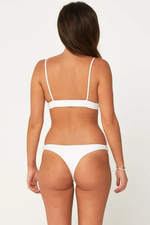 Women Aloe Swimwear -SPLIT TOP IN OYSTER