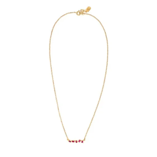 Women ANNA DESIGN JEWELLERY - ZIGZAG RUBY NECKLACE