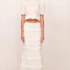 APARTMENT CLOTHING - LISETTE SMOCKED TOP (WHITE)