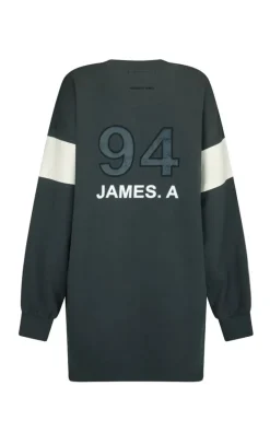 Araminta James - 94 V-NECK SWEATER DRESS NOIR