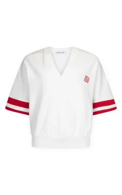 Araminta James - FRENCH TENNIS SHIRT (COCONUT)