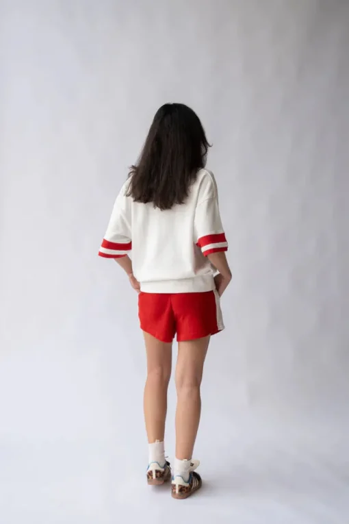 Araminta James - FRENCH TENNIS SHIRT (COCONUT)