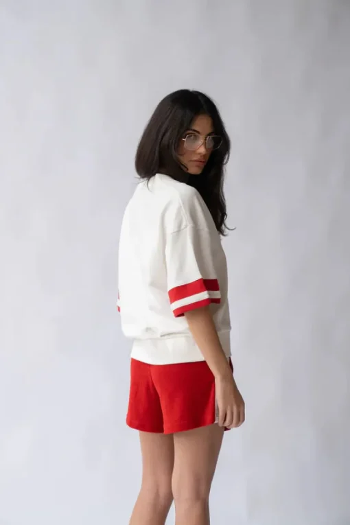 Araminta James - FRENCH TENNIS SHIRT (COCONUT)