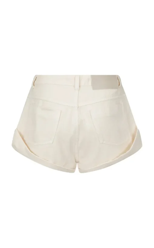 Araminta James - GOLDIE DENIM SHORT (CREAM)