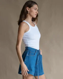 Araminta James - JOLIE DENIM SHORT (DARK BLUE)