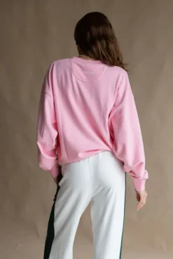 Women Araminta James - MONGRAM CLASSIC SWEATSHIRT (PINK)