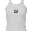 Araminta James - MONOGRAM TANK (GREY MARLE)