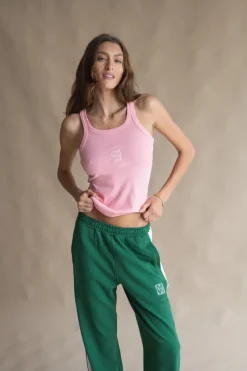 Women Araminta James - MONOGRAM TANK (PINK)