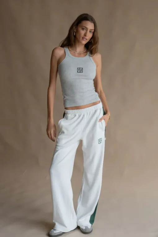 Araminta James - MONOGRAM TANK (GREY MARLE)
