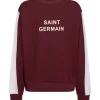 Women Araminta James - SAINT GERMAIN SWEATSHIRT (RED WINE)