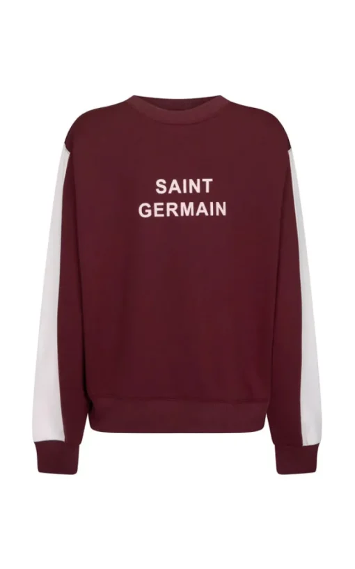 Women Araminta James - SAINT GERMAIN SWEATSHIRT (RED WINE)