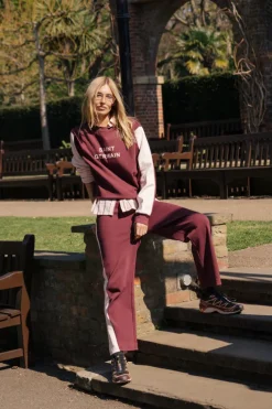Women Araminta James - SAINT GERMAIN SWEATSHIRT (RED WINE)