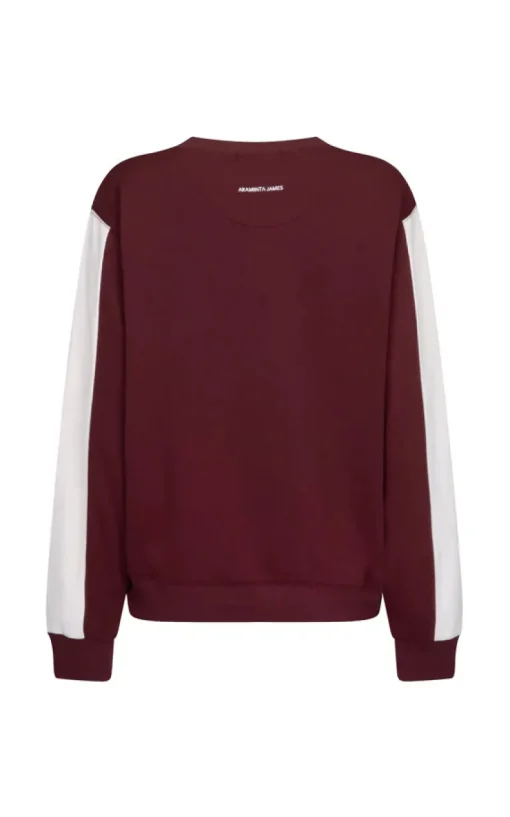 Women Araminta James - SAINT GERMAIN SWEATSHIRT (RED WINE)