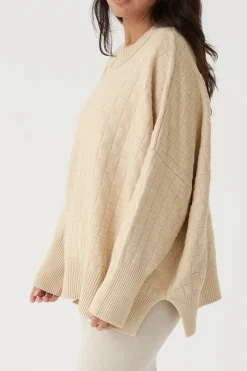 Arcaa - SIERRA ORGANIC KNIT SWEATER (OAT)
