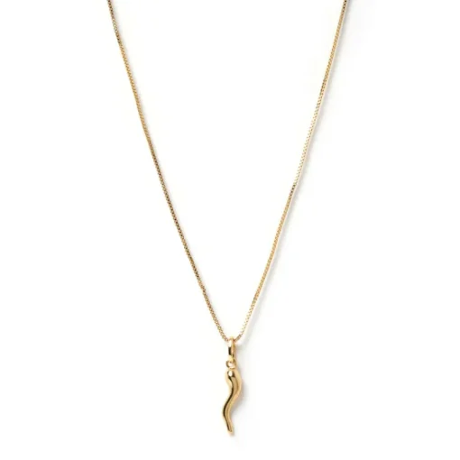 Women Arms Of Eve - Cornicello Gold Charm Necklace