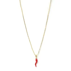 Women Arms Of Eve - CORNICELLO RED CHARM NECKLACE