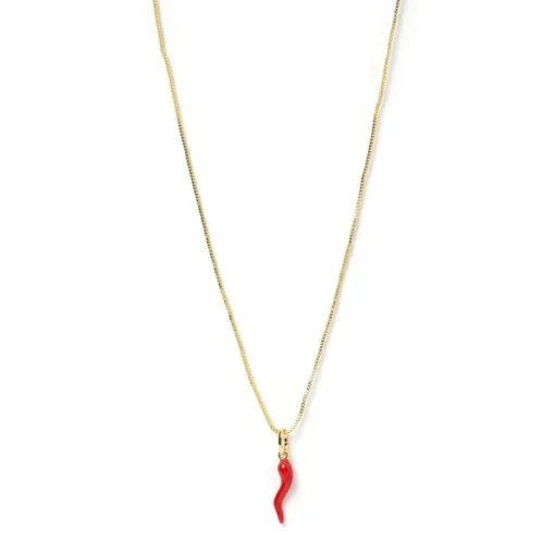 Women Arms Of Eve - CORNICELLO RED CHARM NECKLACE