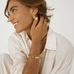 Women Arms Of Eve - Delphine Gold Earrings