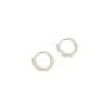 Women Arms Of Eve - HOLI SILVER HUGGIE EARRINGS