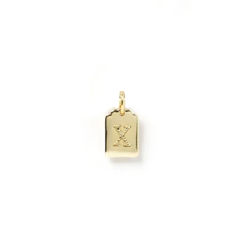 Women Arms Of Eve - Letter Tag Charm (X)
