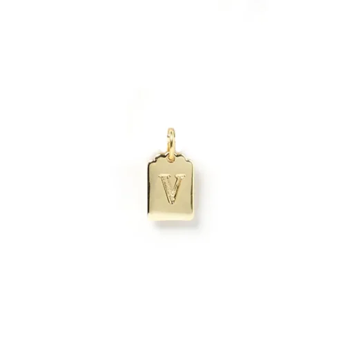 Women Arms Of Eve - Letter Tag Charm (V)