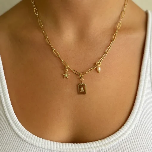Women Arms Of Eve - Letter Tag Charm (A)