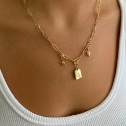 Women Arms Of Eve - Letter Tag Charm (A)