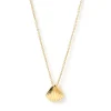 Women Arms Of Eve - Perla Gold Shell Necklace
