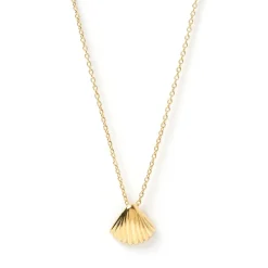 Women Arms Of Eve - Perla Gold Shell Necklace