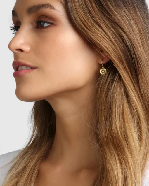 Women Arms Of Eve - PROTECTIVE EYE GOLD HOOP HUGGIES