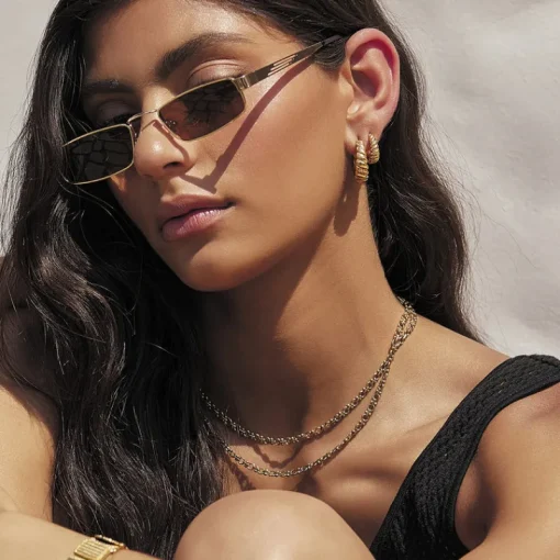 Women Arms Of Eve - TILLY GOLD HOOP EARRINGS