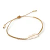 Women Arms Of Eve - Tulum Pearl and Gold Bracelet