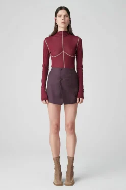 Atoir X Lara Worthington - 003 Skirt (Augergine)