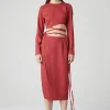 Women Atoir X Lara Worthington - 001 Skirt (Brick Red)