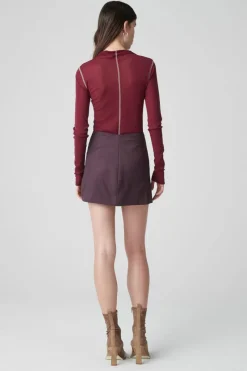 Atoir X Lara Worthington - 003 Skirt (Augergine)