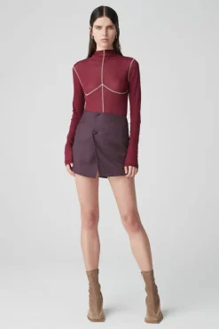 Atoir X Lara Worthington - 003 Skirt (Augergine)