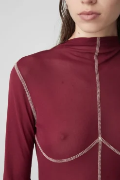 Atoir X Lara Worthington - 002 Top (Maroon)