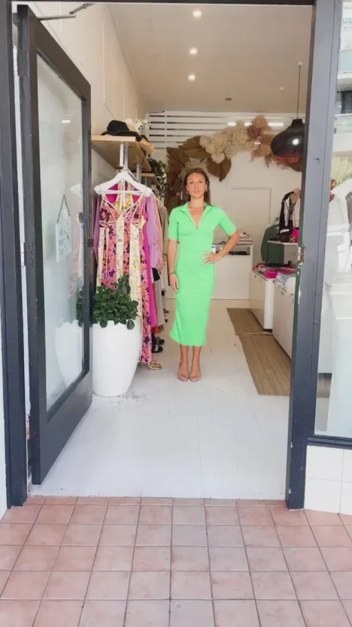 Atoir X Lara Worthington - 003 Dress (Electric Green)