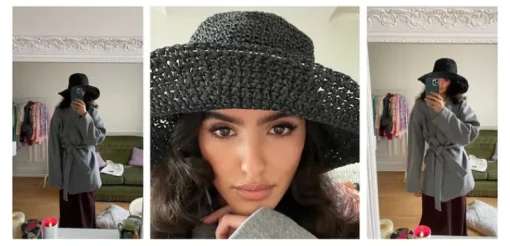 Women Avenue - SAVANNAH SUNHAT (BLACK)