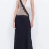 Bec and Bridge BEC + BRDIGE ABRIELLE LACE MAXI DRESS (BLACK/TAUPE/IVORY)