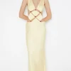 Bec and Bridge BEC + BRIDGE - AGATHE DIAMOND DRESS (BUTTER YELLOW)