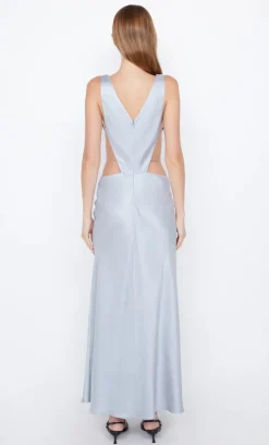 Bec and Bridge BEC + BRIDGE - AGATHE DIAMOND DRESS (DOVE BLUE) FINAL SALE