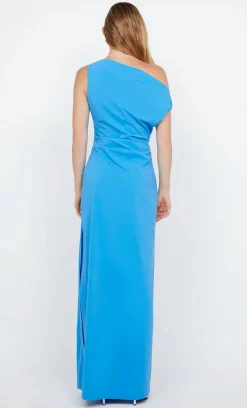 Bec and Bridge BEC + BRIDGE - ANGELINA ASYM MAXI DRESS (MID BLUE)