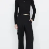 Bec and Bridge BEC + BRIDGE - B+B LONG SLEEVE TOP (BLACK)