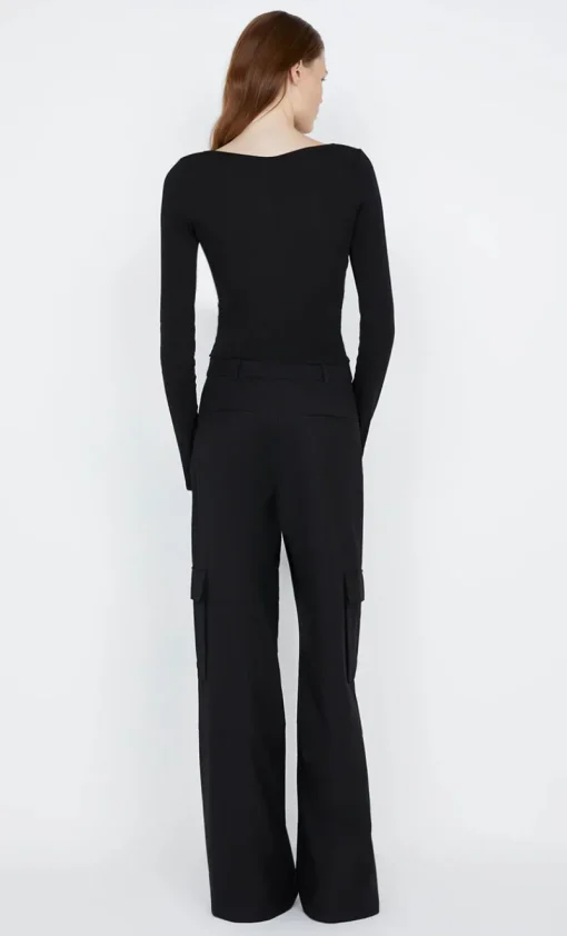 Bec and Bridge BEC + BRIDGE - B+B LONG SLEEVE TOP (BLACK)