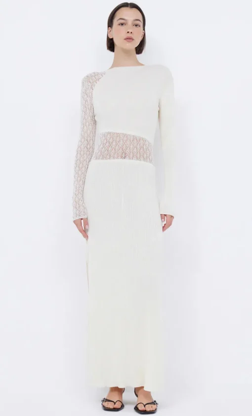 Bec and Bridge BEC + BRIDGE - CHANTELLE LONG SLEEVE DRESS (IVORY) FINAL SALE