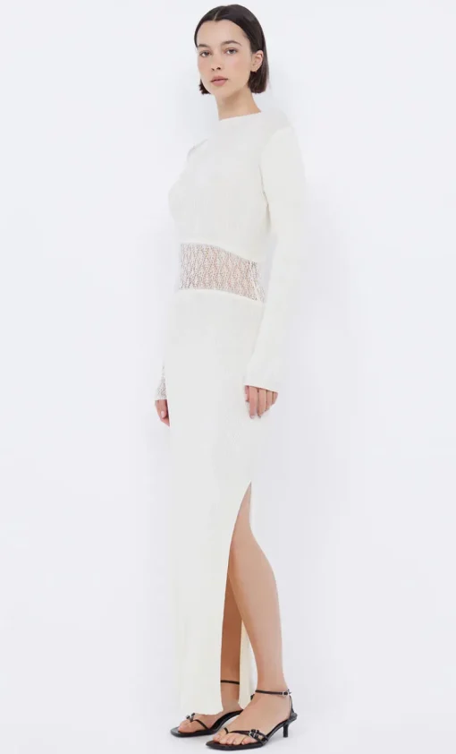 Bec and Bridge BEC + BRIDGE - CHANTELLE LONG SLEEVE DRESS (IVORY) FINAL SALE
