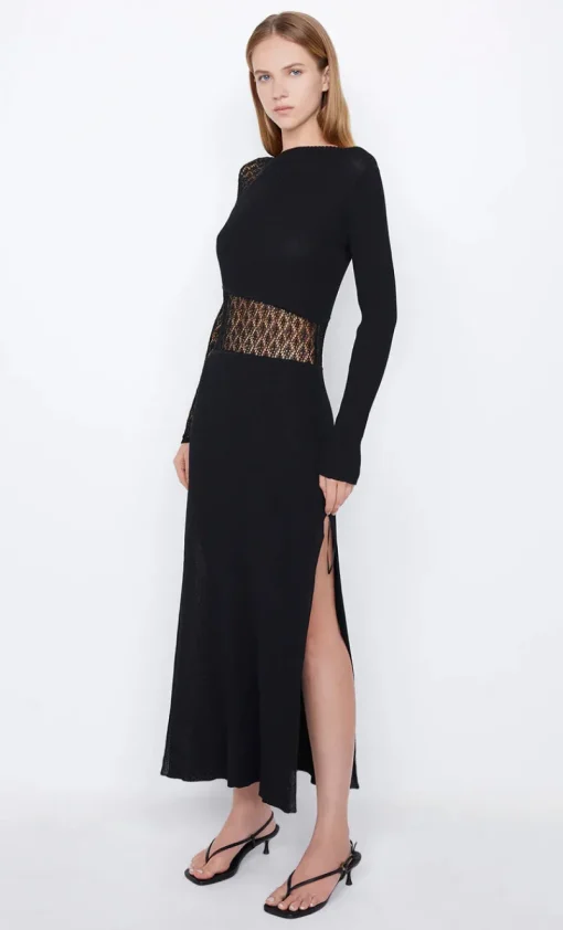 Bec and Bridge BEC + BRIDGE - CHANTELLE LONG SLEEVE DRESS (BLACK) FINAL SALE